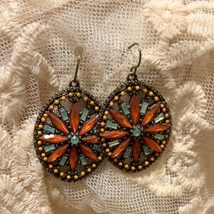 Bohemian Beaded Dangle Earrings
